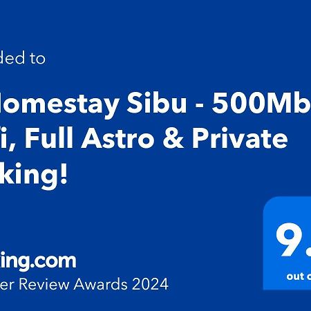 H Homestay Sibu - 500Mbps Wifi, Full Astro & Private Parking! ภายนอก รูปภาพ